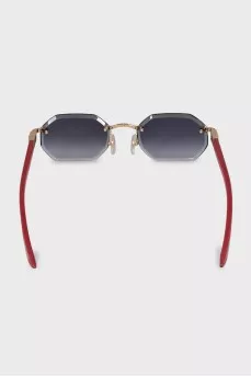 Red Octagon Sunglasses