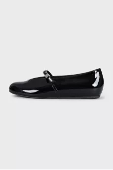 Danielle leather ballet flats with tag