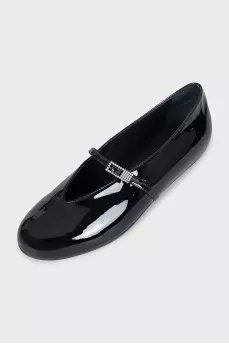 Danielle leather ballet flats with tag