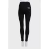 Чорні джинси skinny fit на високій посадці