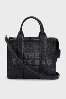 Black leather crossbody