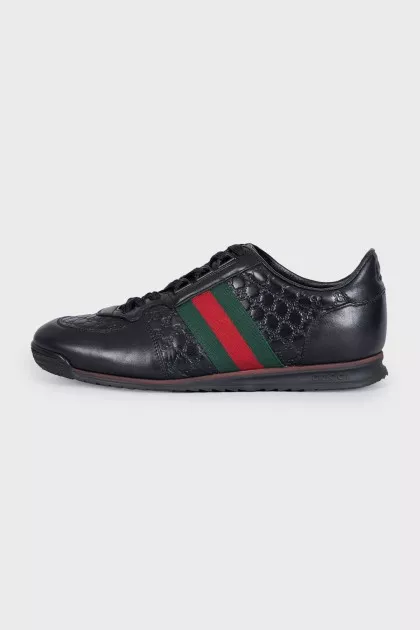 Men's black Screener sneakers