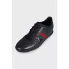 Men's black Screener sneakers
