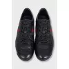 Men's black Screener sneakers