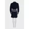 Blue suit with decor