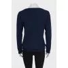 Vintage blue cashmere jumper