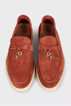 Лоферы Summer Charms Walk из коричневой замши