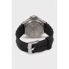 The watch is decorated with diamonds