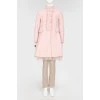 Baby pink coat with tulle