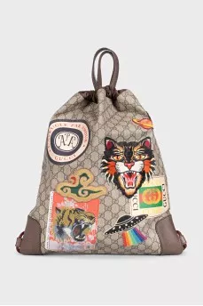 Courrier backpack with signature canvas