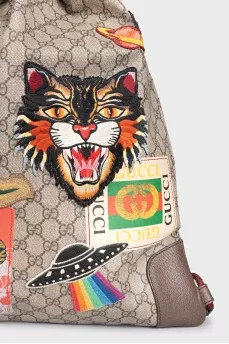 Courrier backpack with signature canvas