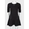 A fitted dress with a short sleeve