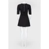 A fitted dress with a short sleeve