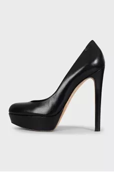 Black stiletto heels