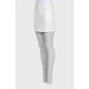 Mini skirt with patch pockets
