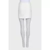 Mini skirt with patch pockets