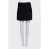 Mini skirt with side zippers