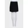 Mini skirt with side zippers