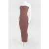 Coffee -colored dress