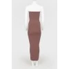 Coffee -colored dress