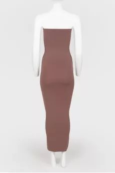 Coffee -colored dress
