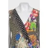 Sleeveless silk blouse with tag