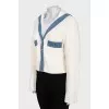 Straight cardigan with buttons