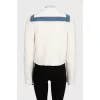Straight cardigan with buttons