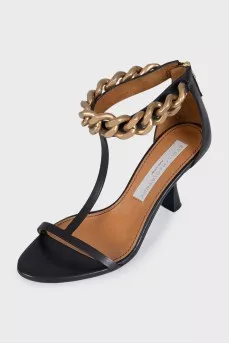 Black Falabella sandals