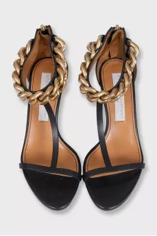 Black Falabella sandals