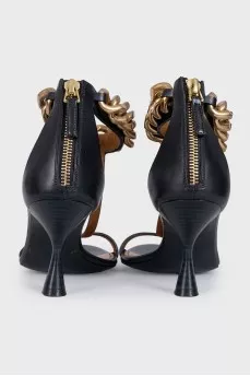 Black Falabella sandals