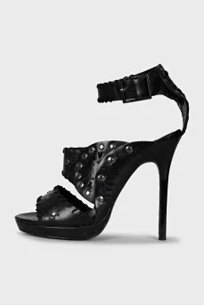 Черные босоножки by Jimmy Choo x H&M