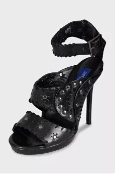 Чорні босоніжки by Jimmy Choo x H&M