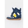 Hidden Wedge High Top Sneakers