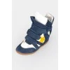 Hidden Wedge High Top Sneakers