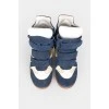 Hidden Wedge High Top Sneakers