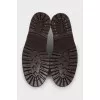 Men's brown lace-up boots