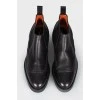Men's boots with perforation