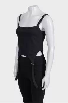 Top with decorative straps