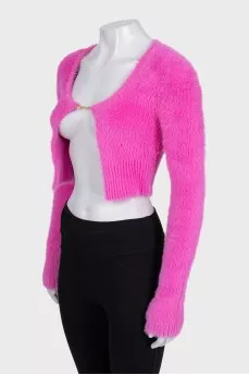 Розовый кардиган La Maille Neve