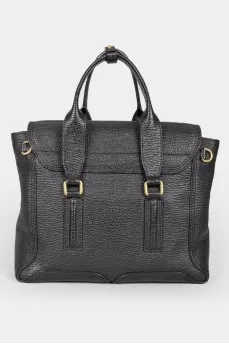 Прямоугольная кожаная сумка Pashli Medium Satchel