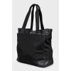 Black shopping bag