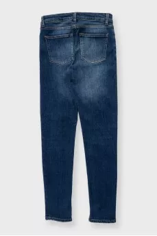 Skinny джинси синього кольору