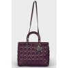 Lady Dior purple bag