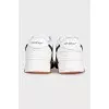 Кеды Out Of Office из белой кожи