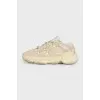 Кросівки Yeezy 500 бежевого кольору