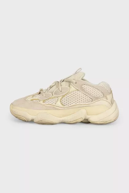 Кросівки Yeezy 500 бежевого кольору