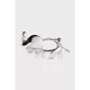 Silver figurative brooch