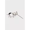 Silver figurative brooch