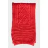 Set of wool scarf and hat